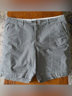 Old Navy Black and White Gingham Shorts